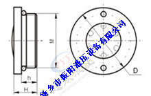 009,圓形油標（金屬外殼）,河南新鄉(xiāng)市振陽液壓設備有限公司