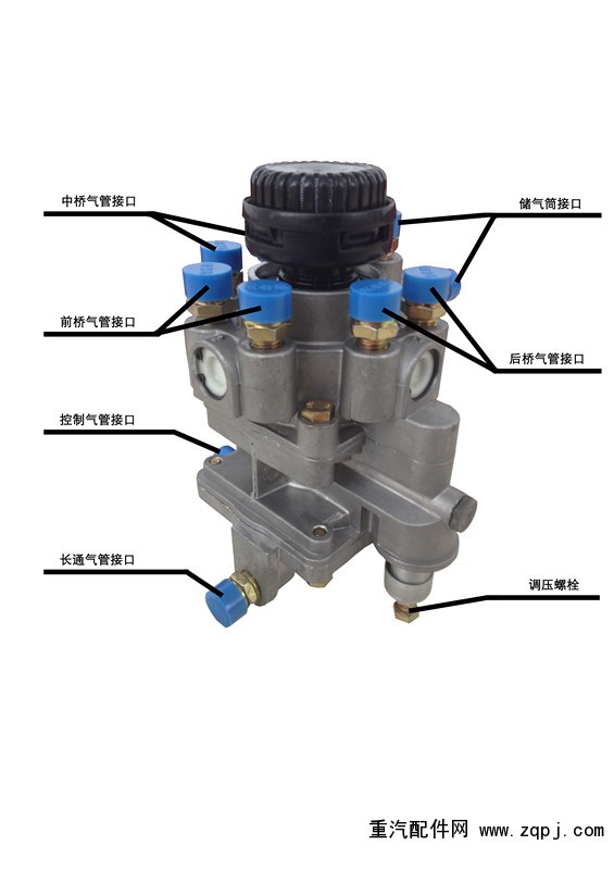 SAD-8004,（新二代）機(jī)械A(chǔ)BS三橋同步繼動(dòng)閥,梁山順安達(dá)汽車科技有限公司