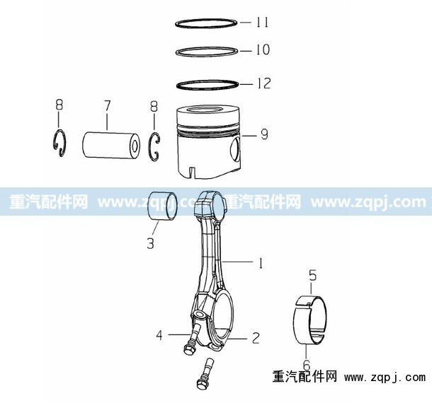 VG1540030030,活塞CNG,濟南馳納重型汽車進出口貿易有限公司