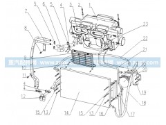 WG1642820016,壓-冷軟管總成,濟南馳納重型汽車進出口貿(mào)易有限公司