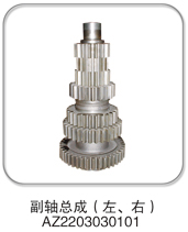 AZ2203030101,副軸總成(左、右),濟(jì)南納沛貿(mào)易有限公司