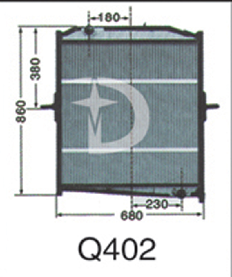 Q402,散熱器,濟(jì)南鼎鑫汽車散熱器有限公司