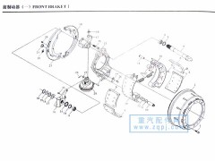 AZ9231342070,制動蹄總成,濟南海瑞重型汽車經(jīng)銷中心