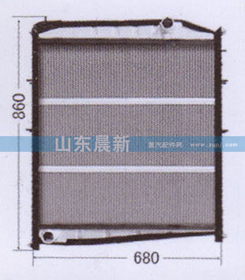 WG9625530267,散熱器水箱,濟(jì)南科宇汽車配件有限公司