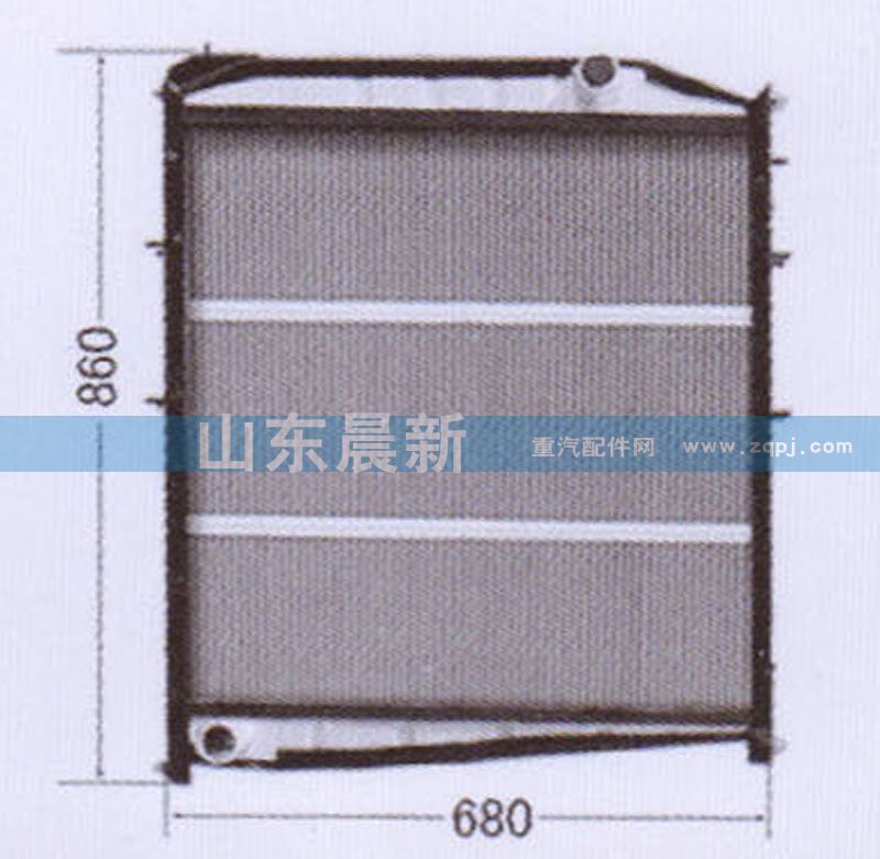 WG9625530385,散熱器水箱,濟南科宇汽車配件有限公司