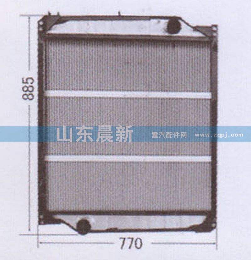 WG9725530011,散熱器水箱,濟(jì)南科宇汽車(chē)配件有限公司