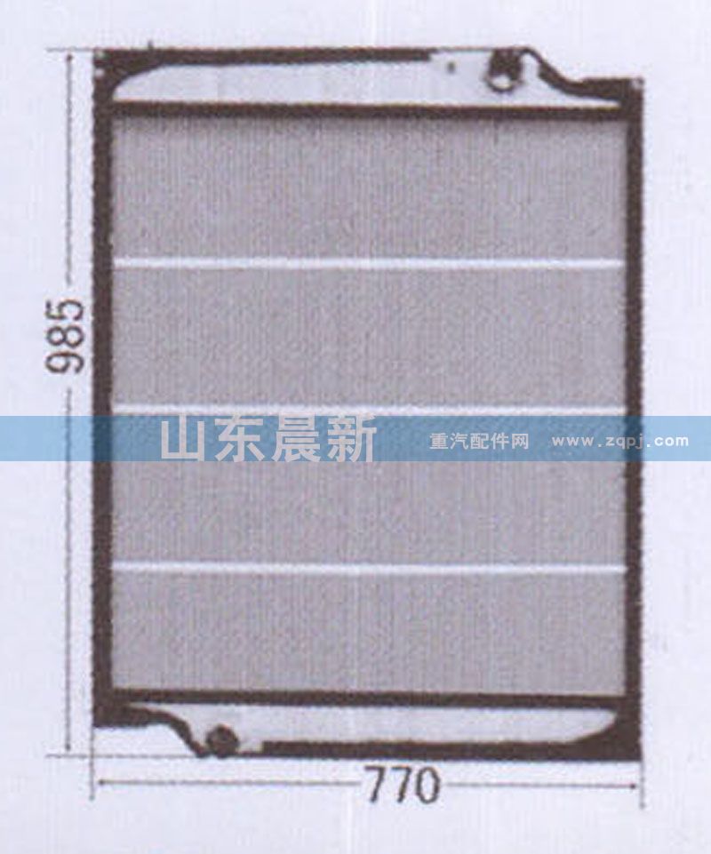 WG9725530231,散熱器水箱,濟(jì)南科宇汽車配件有限公司