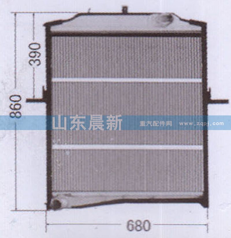 1322813106001 散熱器水箱 歐曼/1322813106001