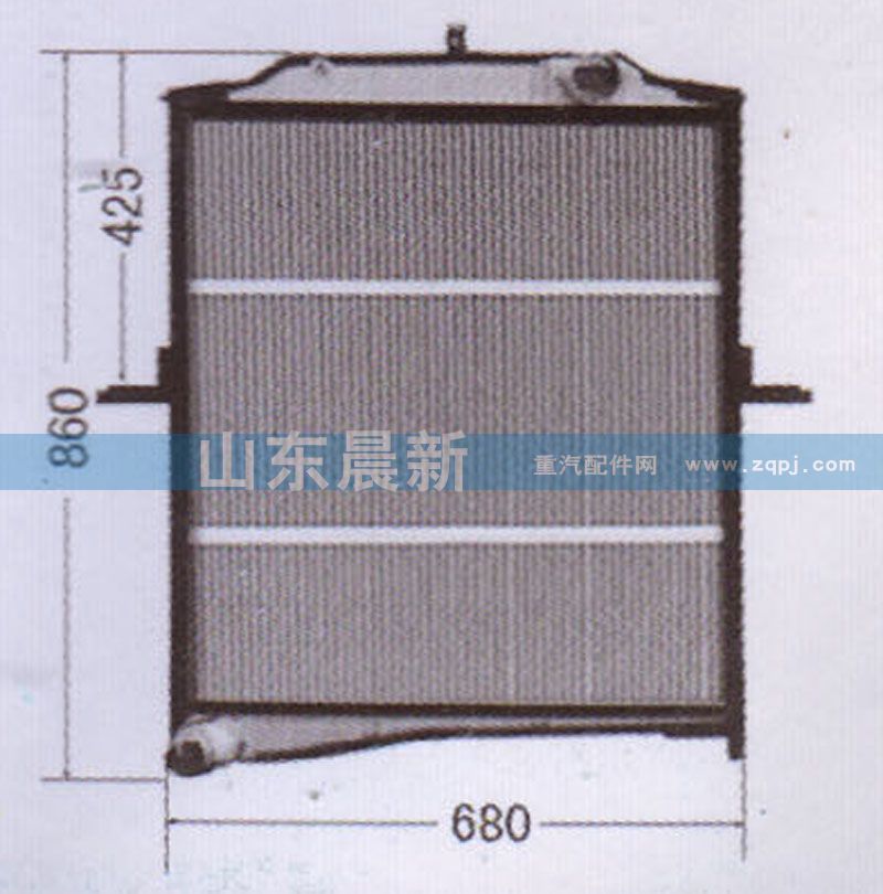 1325813186001,散熱器水箱,濟南科宇汽車配件有限公司