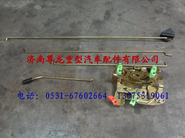 PDZ1643340030,陜汽德龍F(tuán)3000左車門鎖結(jié)構(gòu),濟(jì)南尊龍(原天盛)陜汽配件銷售有限公司