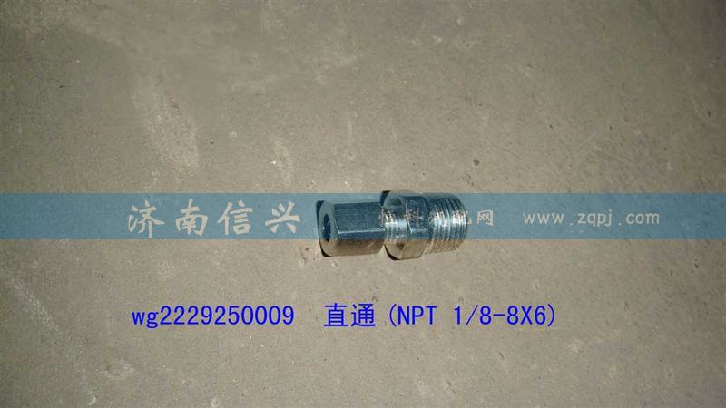 WG2229250009,直通(NPT 1、8-8X6),濟(jì)南信興汽車配件貿(mào)易有限公司