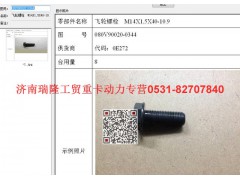 080V90020-0344,飛輪螺栓  M14X1,5X40-10.9（MC07）,濟南瑞隆工貿(mào)重卡動力專營