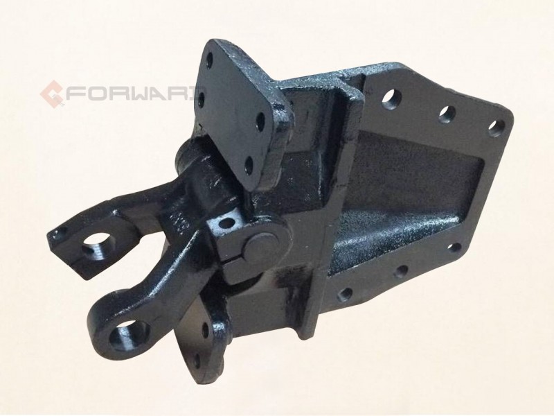 DZ9114520144,Front spring right rear bracket,濟(jì)南向前汽車配件有限公司