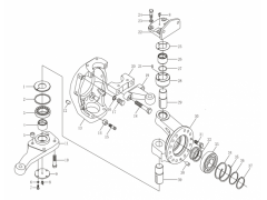 199100410003,Steering knuckle pin,濟南向前汽車配件有限公司