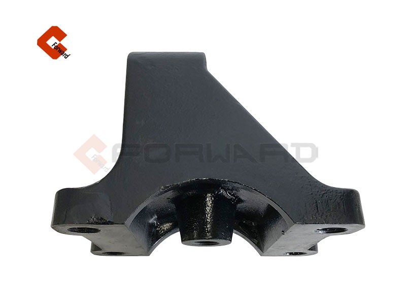 DZ9114520629,Rear plate spring left front bracket (middle axle),濟(jì)南向前汽車(chē)配件有限公司