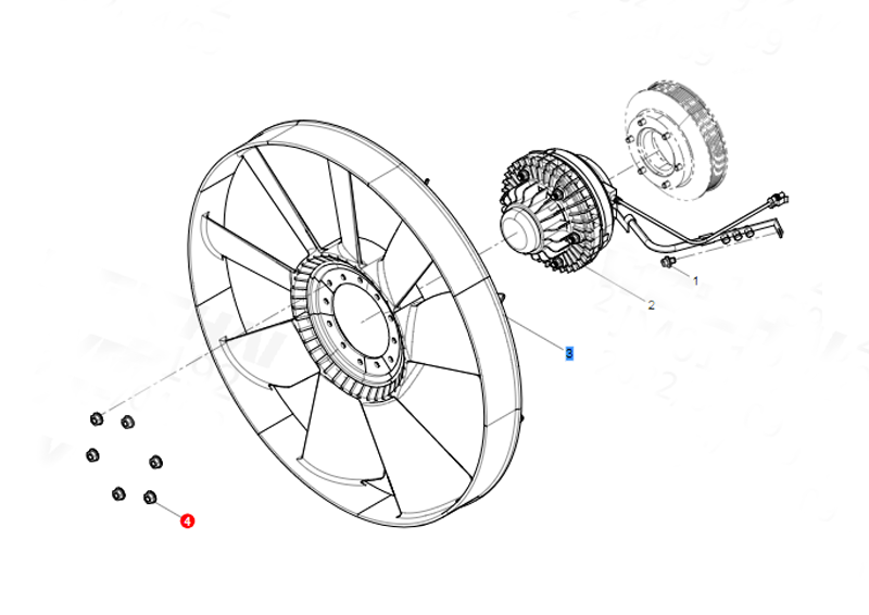 612600061719,Lock nut,濟南向前汽車配件有限公司