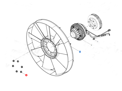 612600061719,Lock nut,濟南向前汽車配件有限公司