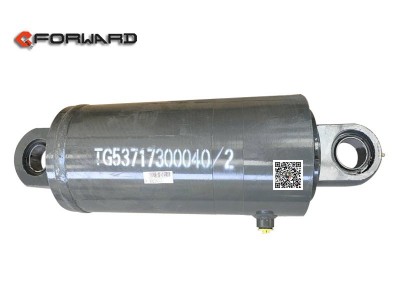 TG53717300040,Saddle lift cylinder,濟(jì)南向前汽車配件有限公司