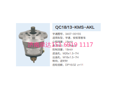 QC18/13-KMS-AKL,動力轉向齒輪泵,濟南泉達汽配有限公司