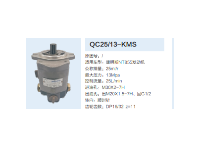 QC25/13-KMS,轉(zhuǎn)向助力泵,濟(jì)南泉達(dá)汽配有限公司