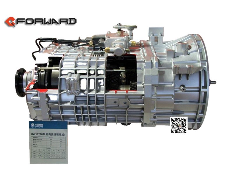 HW19710090402,Gearbox assembly,濟(jì)南向前汽車配件有限公司