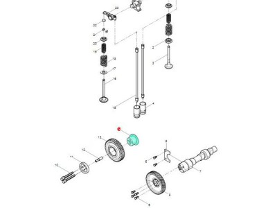 61560050044,Intermediate gear shaft,濟南向前汽車配件有限公司