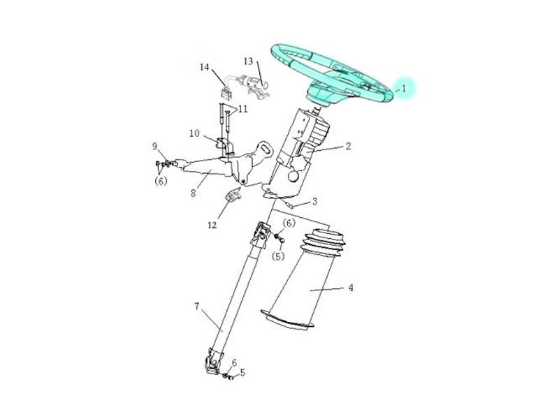 DZ9X189460101,Steering wheel Assembly - Leather - Voice,濟(jì)南向前汽車配件有限公司