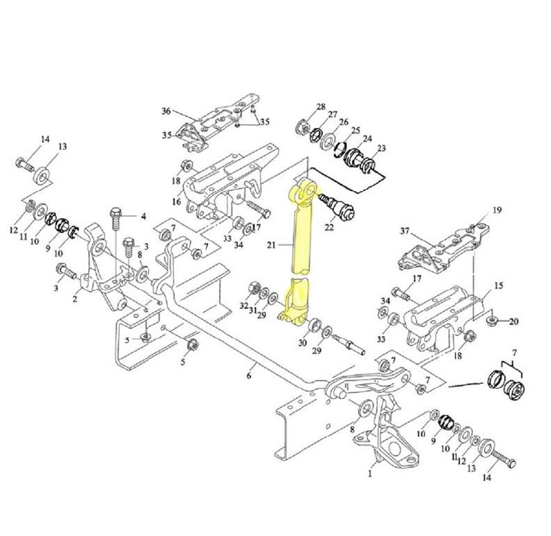 SZ182000788,Strengthen the turnover cylinder,濟南向前汽車配件有限公司