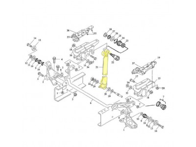 SZ182000788,Strengthen the turnover cylinder,濟南向前汽車配件有限公司