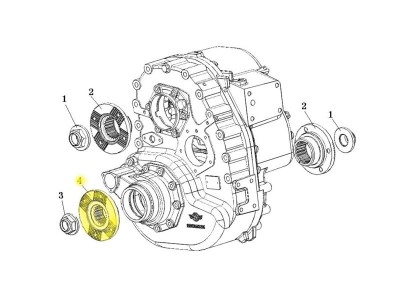 NZ9118250337E,Front output flange,濟南向前汽車配件有限公司