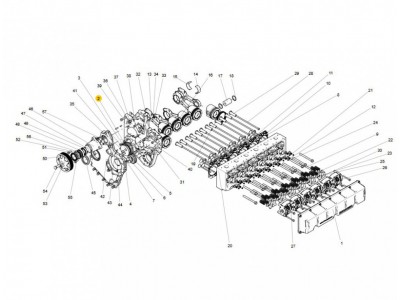 080V04505-5118  中間齒輪1,Intermediate gear 1,濟(jì)南向前汽車配件有限公司