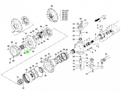 81.90711.0890 太陽輪墊片,Sun wheel gasket,濟南向前汽車配件有限公司