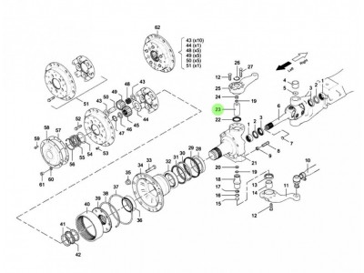 81.36305.0015  轉(zhuǎn)向節(jié)上主銷,Steering knuckle top kingpin,濟(jì)南向前汽車配件有限公司