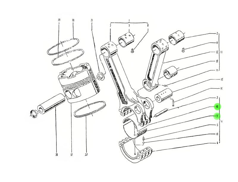 4.04.125   4.04126  連桿軸瓦 上下,Connecting rod bearing bush up and down,濟(jì)南向前汽車配件有限公司