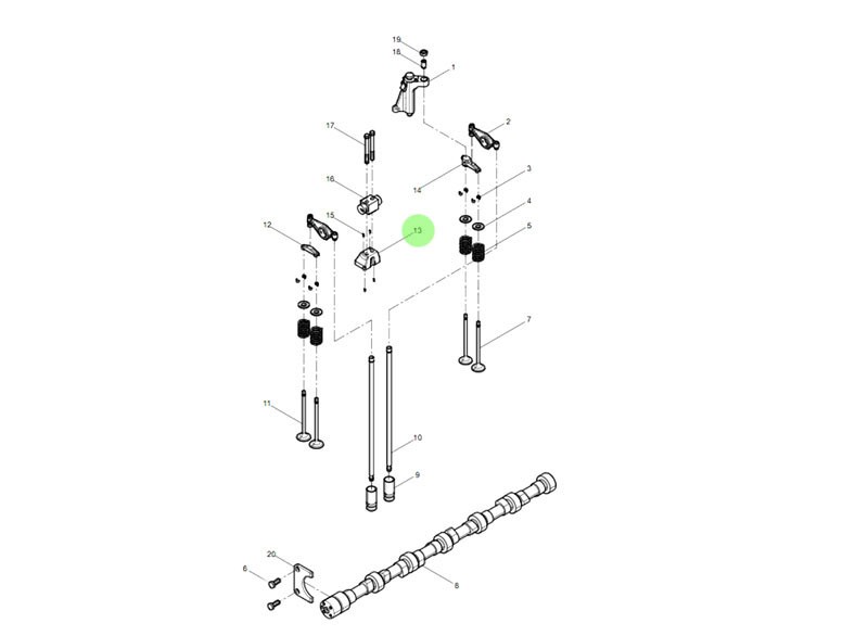 612630050013 搖臂支架,Rocker arm support,濟(jì)南向前汽車(chē)配件有限公司