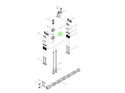 612630050013 搖臂支架,Rocker arm support,濟(jì)南向前汽車(chē)配件有限公司