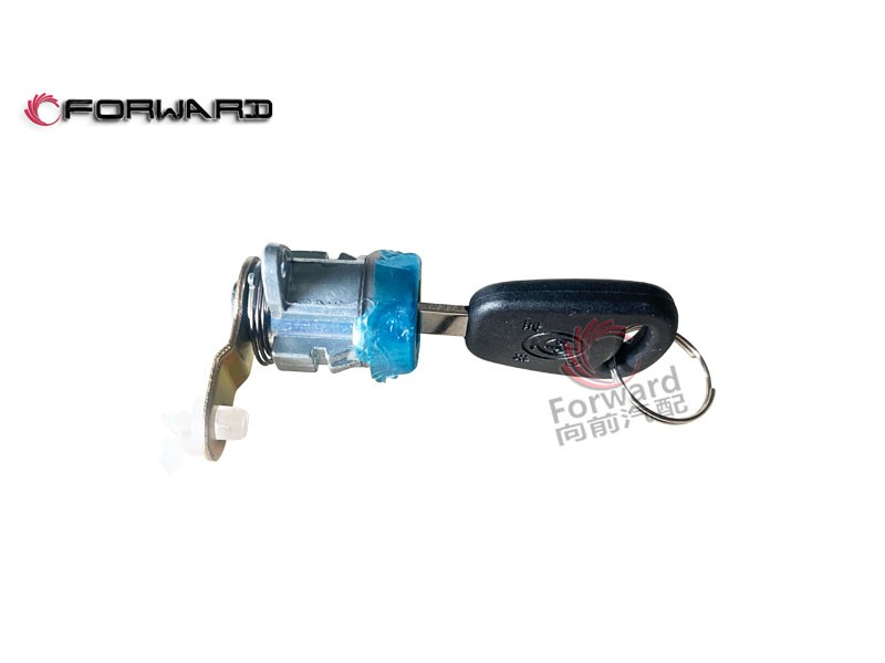 37WLAM111-04300  左門鎖芯-含鑰匙,Left door lock core - includes key,濟南向前汽車配件有限公司