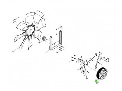 1001315275 風(fēng)扇離合器,Fan clutch,濟(jì)南向前汽車配件有限公司