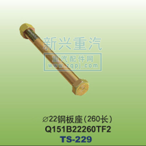 Q151B22260TF2,￠22鋼板座260長(zhǎng),晉江新興螺絲有限公司