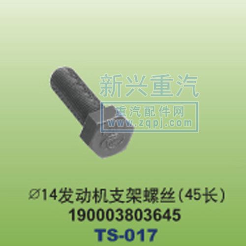 190003803645,￠14發(fā)動機支架螺絲45長,晉江新興螺絲有限公司